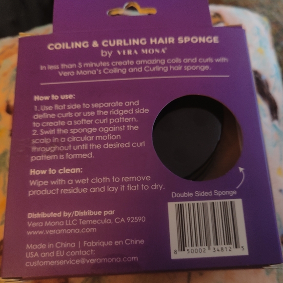 🔷Coiling and curling hair sponge by vera mona - Picture 2 of 2